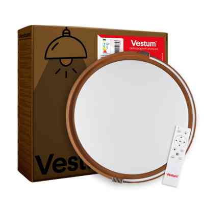 Светильник Vestum COLISEUM матовий 60W 395*60мм 3000К-6500К з ДК біле золото (VS-91065) Винница