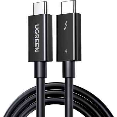 Дата кабель USB-C to USB-C 0.8m USB 4.0 THUNDERBOLTUS501 8K40Gbps Black Ugreen (30389) Вінниця