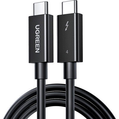 Дата кабель USB-C to USB-C 0.8m USB 4.0 THUNDERBOLTUS501 8K40Gbps Black Ugreen (30389) Вінниця - фото 1