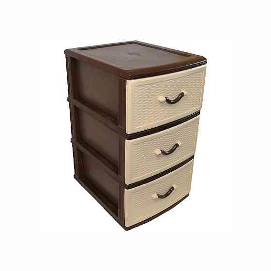 Комод пластиковий Style (Стиль) 3 ящики 48х38х67 Одеса