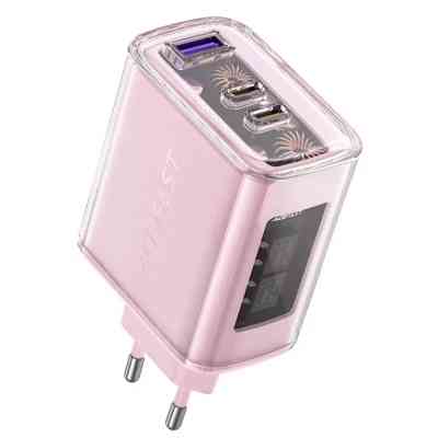 Зарядний пристрій Acefast 3xUSB 65W (2xUSB-C+USB-A) Gan A45 Fast Charger Cherry blossom (6974316282082) Вінниця