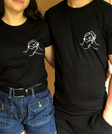 Парні футболки для хлопця та дівчини з Ручками — Разом назавжди Чернівці