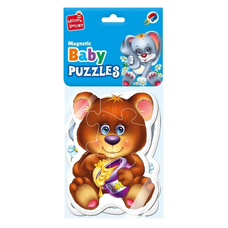 Детские магнитные пазлы 