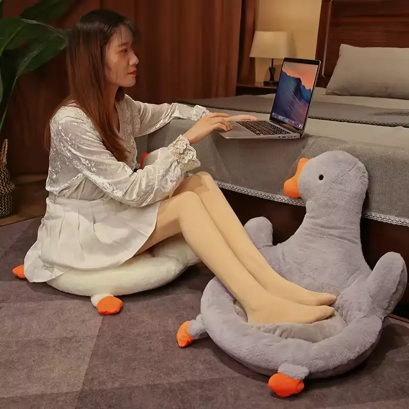 М'яка плюшева подушка Качка (Сіра) Вінниця - фото 6