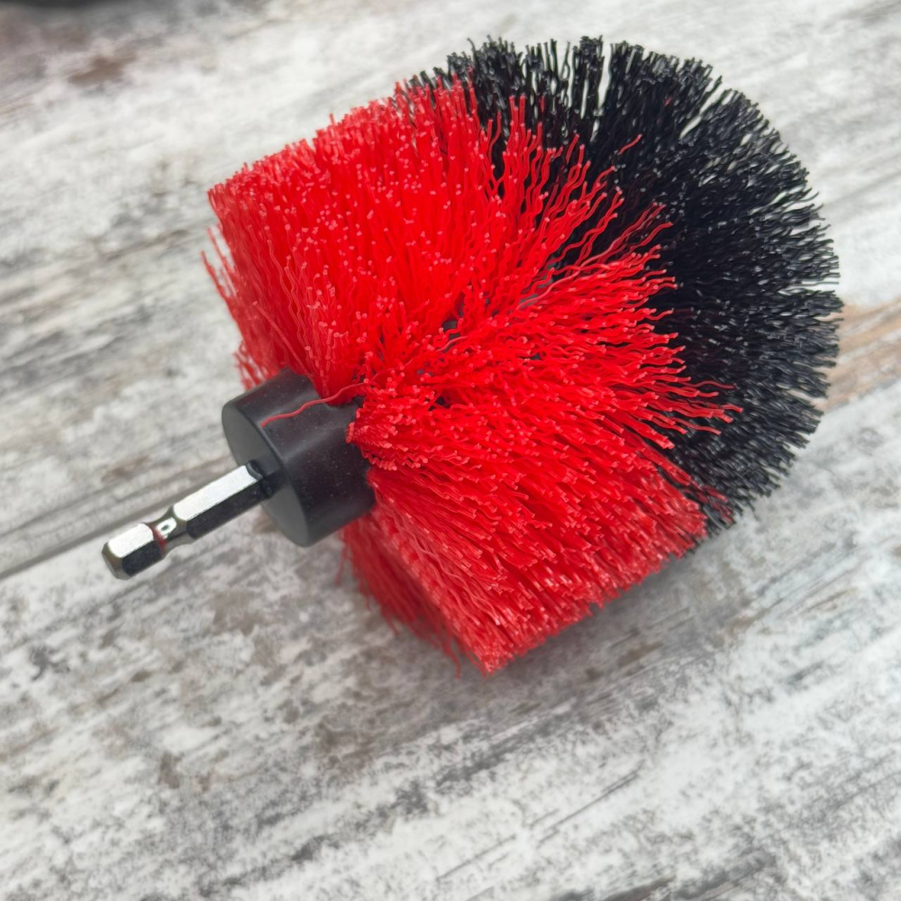 Набір щіток-насадок 3 шт для дриля та шуруповерта, нейлонові щітки для авто, кухні й ванної Київ - фото 5