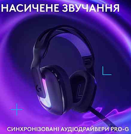 Ігрові навушники Logitech G522 Lightspeed Black Київ