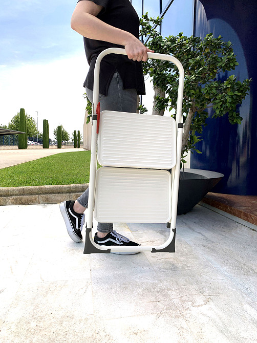 Лестница Rolser Taburete M/10 UNE 2 ступени Blanco (MET003-1024) Киев - изображение 2