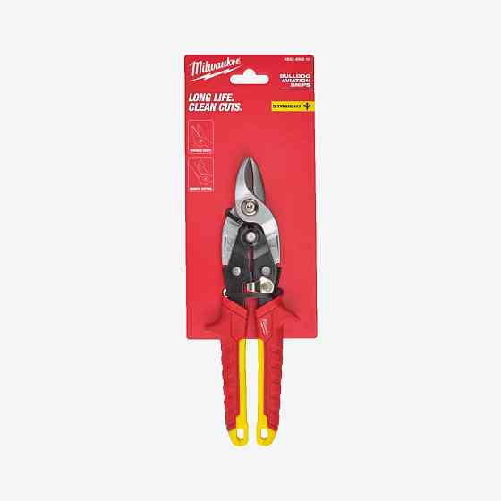 Ножиці по металу скорочені MILWAUKEE, прямий різ Одесса