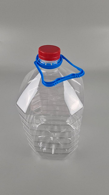 Пластикова пляшка 5,0 л, прозора з кришкою СБ (30 шт.) Харків - фото 2