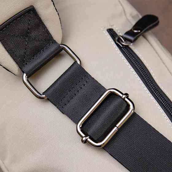 Сумка через плече нейлон Vintage 20631 Світло-сіра Київ