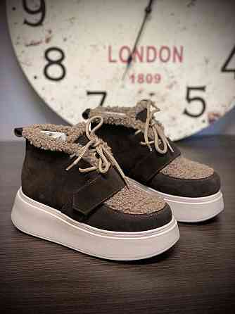 Черевики жіночі M.KRAFT 2311 коричневі (зима, замша натуральна) (5706) 38 Коломыя