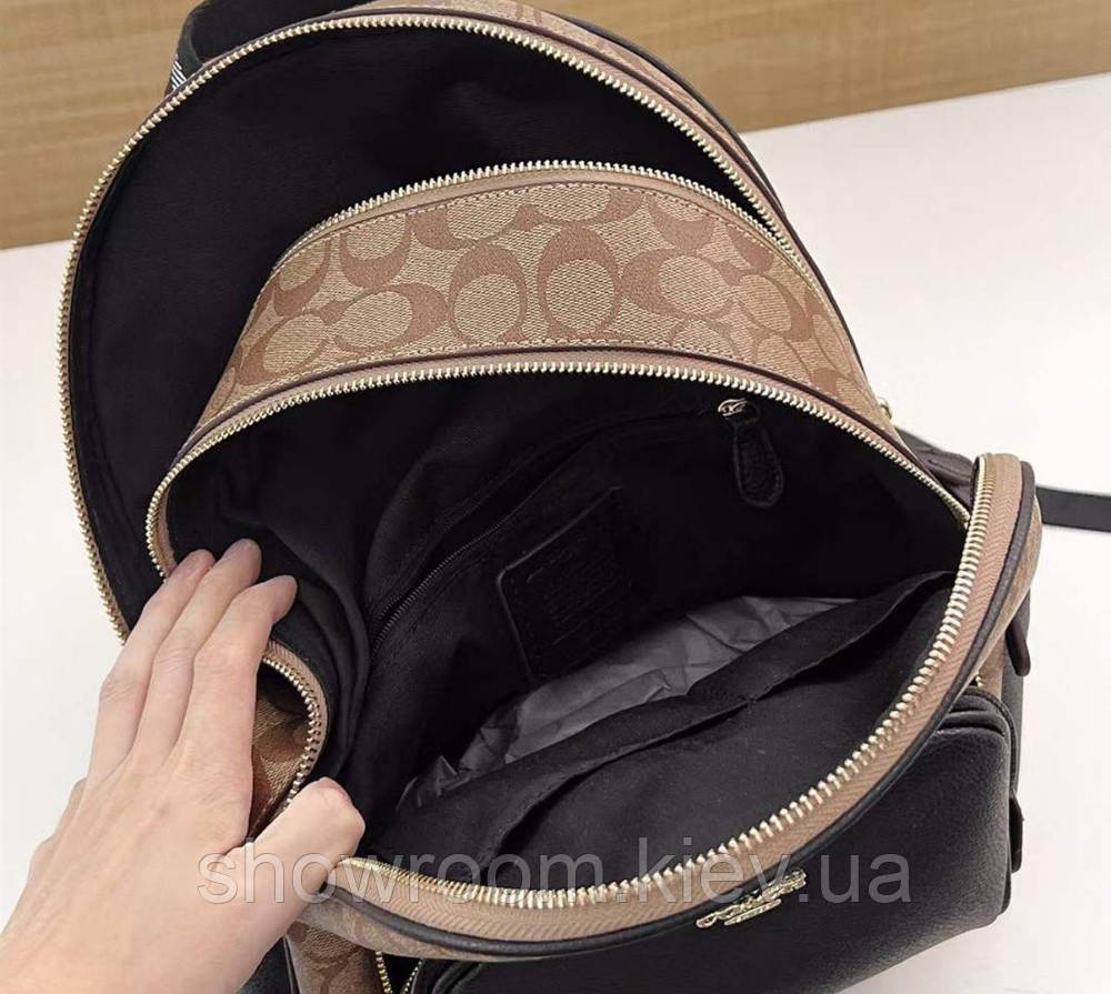 Жіночий брендовий рюкзак Coach Court (5672) Lux Київ - фото 7