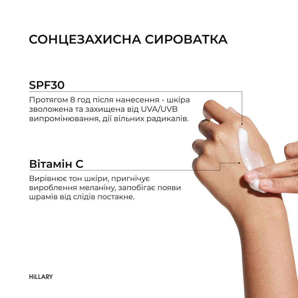 Солнцезащитная сыворотка с витамином С SPF30 + Гиалуроновая сыворотка Pure Hyaluronic Киев - изображение 17