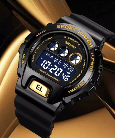 Мужские наручные часы Skmei 1905 Черный с золотистым Винница