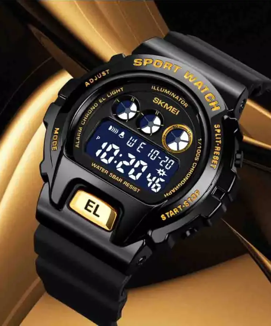 Мужские наручные часы Skmei 1905 Черный с золотистым Винница - изображение 5