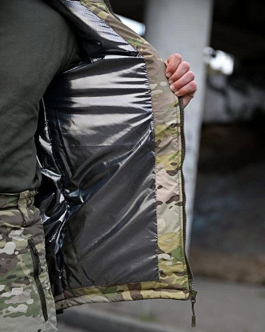 Зимний тактический костюм TASLAN Oblivion водонепроницаемый мультикам ВТ3759 Одесса - изображение 16