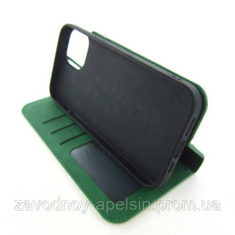 Чехол книжка iPhone 13 14 Premium Case (зеленый) Одесса - изображение 5