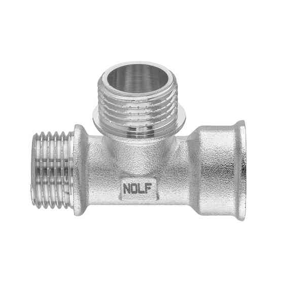 Трійник Nolf NFC.T06FMM-N-1/2''FMM нікельований (NF3099) Київ