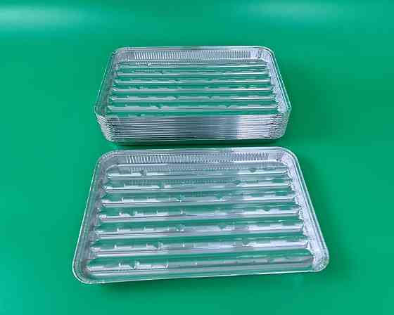 Форма для гриля прямоугольная алюминиевая 1550мл X20G(F) 100шт в упаковки (1 пачка) Харьков
