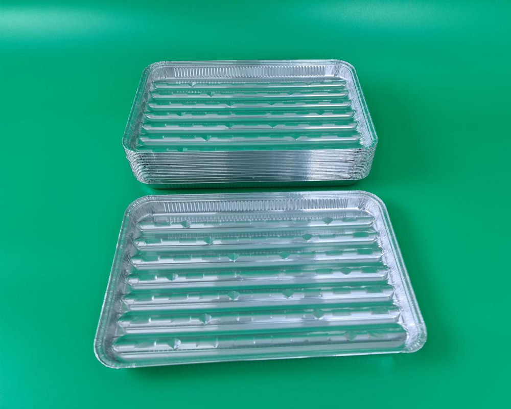 Форма для гриля прямоугольная алюминиевая 1550мл X20G(F) 100шт в упаковки (1 пачка) Харьков - изображение 4