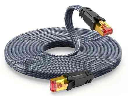 Мережевий кабель патч-корд RJ45 - RJ45 CAT 8 Snowkids 5м Луцьк