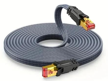 Мережевий кабель патч-корд RJ45 - RJ45 CAT 8 Snowkids 5м Луцьк - фото 1