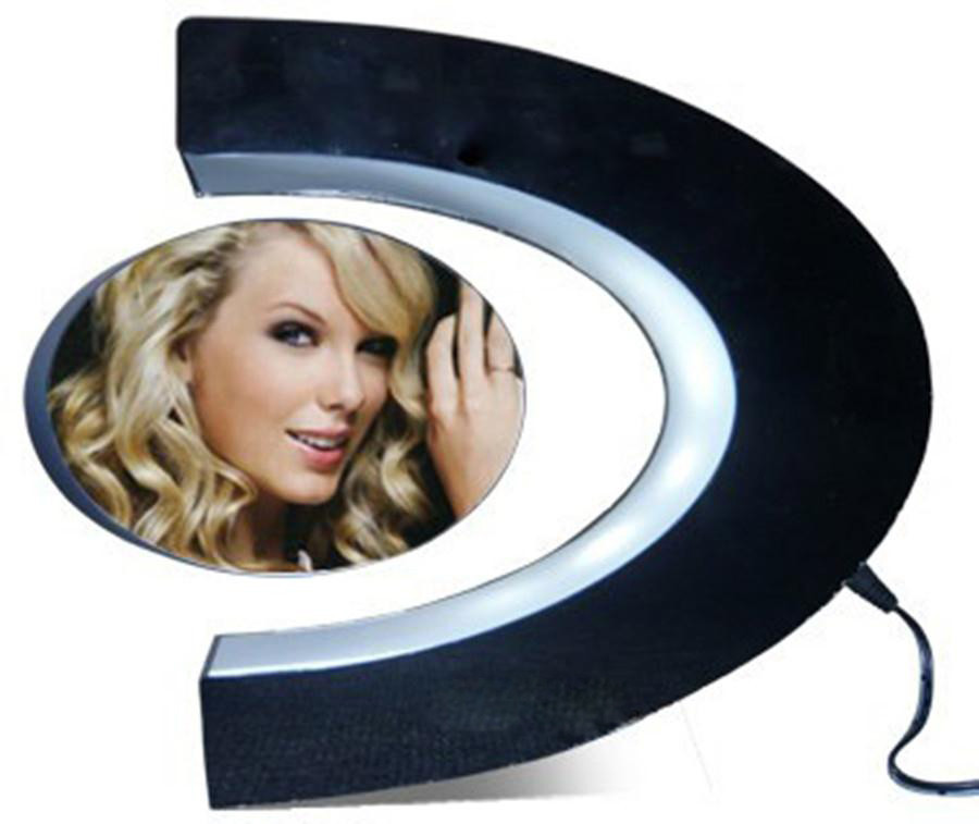 Левитирующая фоторамка с-образная ЧЕРНАЯ Фоторамка левитация Кременчуг - изображение 4