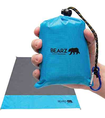 Водонепроникний, компактний, надлегкий кемпінговий килимок з кишенею Bearz 100*50см Луцк