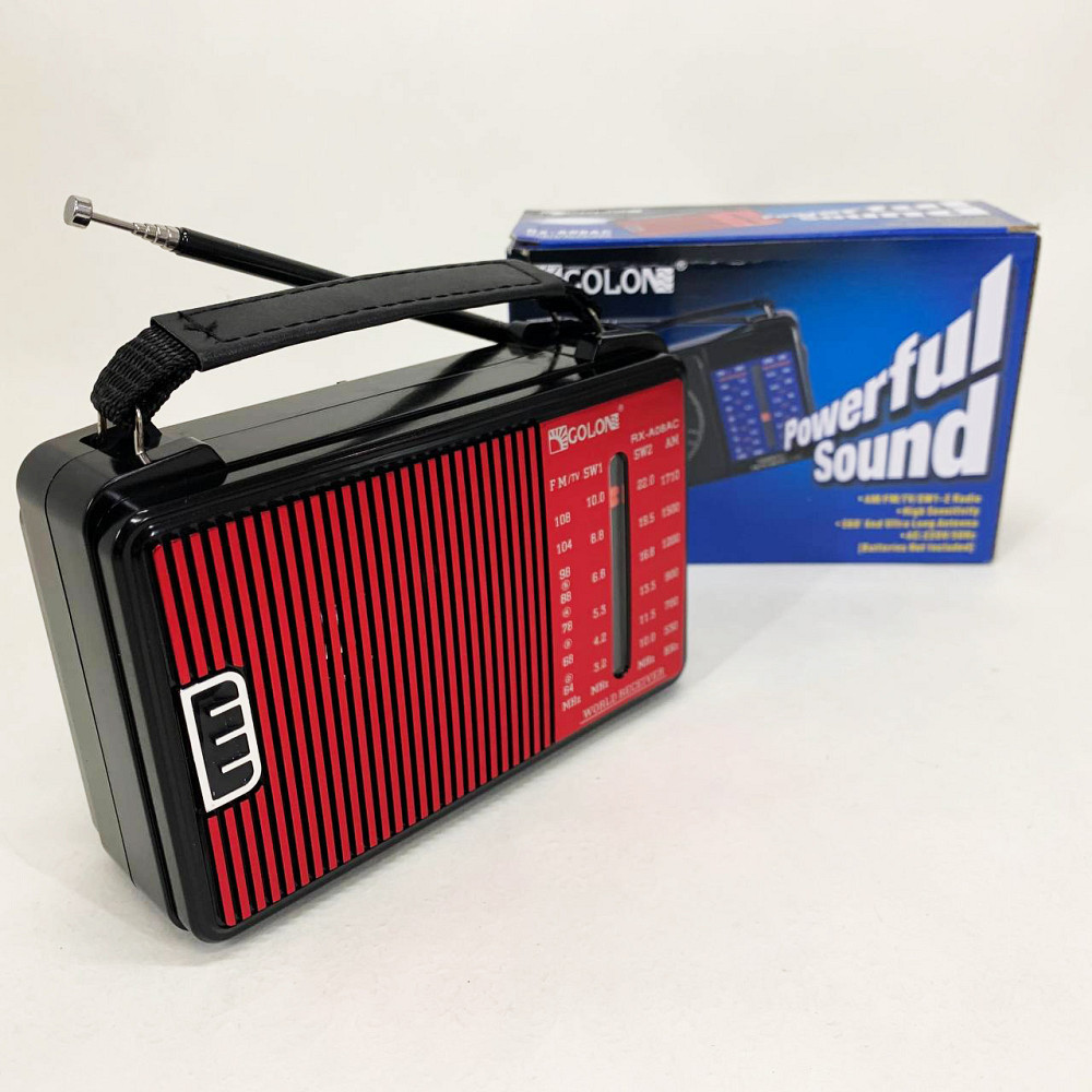 Міні радіо GOLON RX-A08, Радіоприймачі фм, Фм радіоприймач від мережі 220в, Найпростіший радіоприймач MX-32 Львів - фото 4