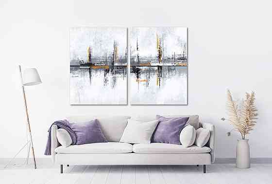 Модульная картина в гостиную / спальню   Абстракція  TLV-2_093 120х170  см Киев