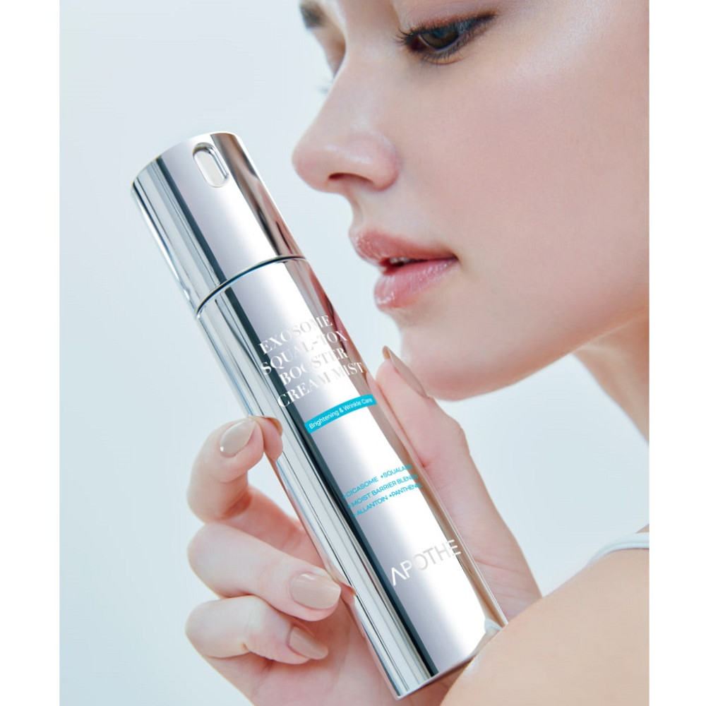 Крем-мист увлажняющий с экзосомами и скваланом Exosome Squal-Tox Booster Cream Mist APOTHE 100 мл Киев - изображение 6