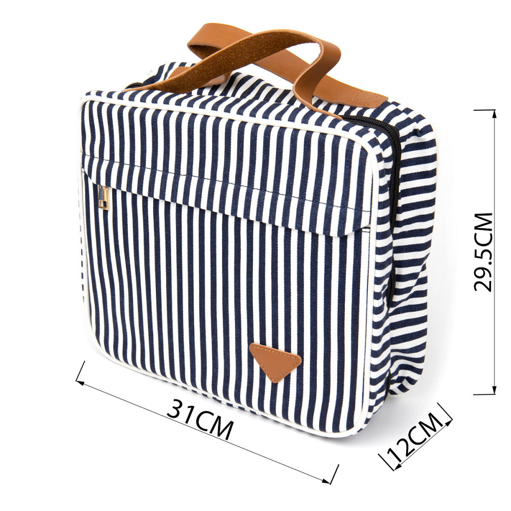 Сумка органайзер для подорожей текстильна Vintage 20651 Біла Київ - фото 9