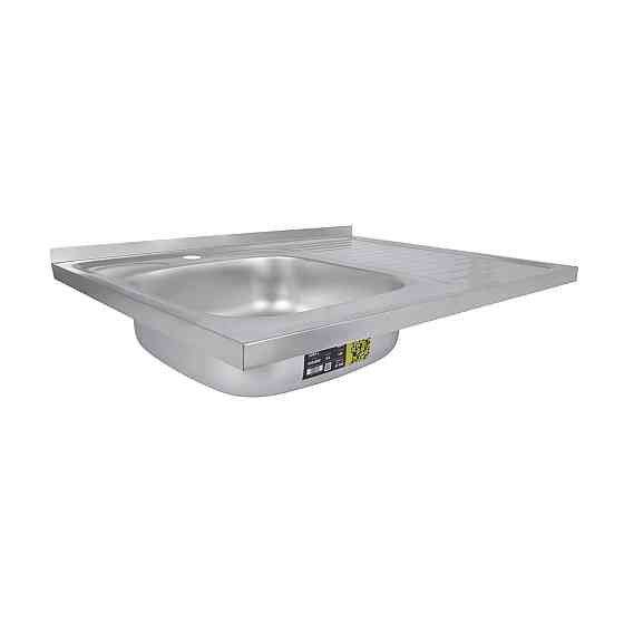 Кухонная мойка Brinex 6080-L 0,6 мм Satin (BRIN6080LSAT06) Киев