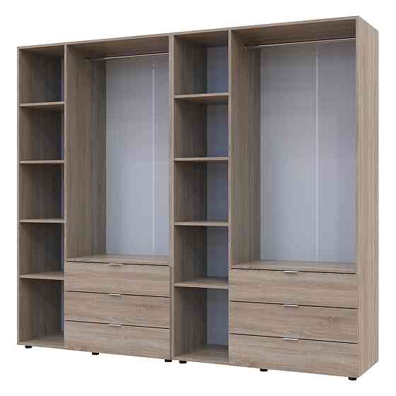 Комплект шаф для одягу Doros Гелар (2 шт.) 232,4х49,5х203,4 см Дуб сонома (DRS-011112) Львів