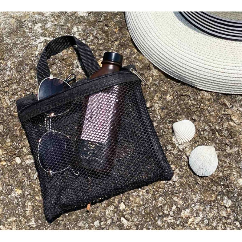 Набор сумок для косметики 2шт STK002 (Черный) Сумы - изображение 3