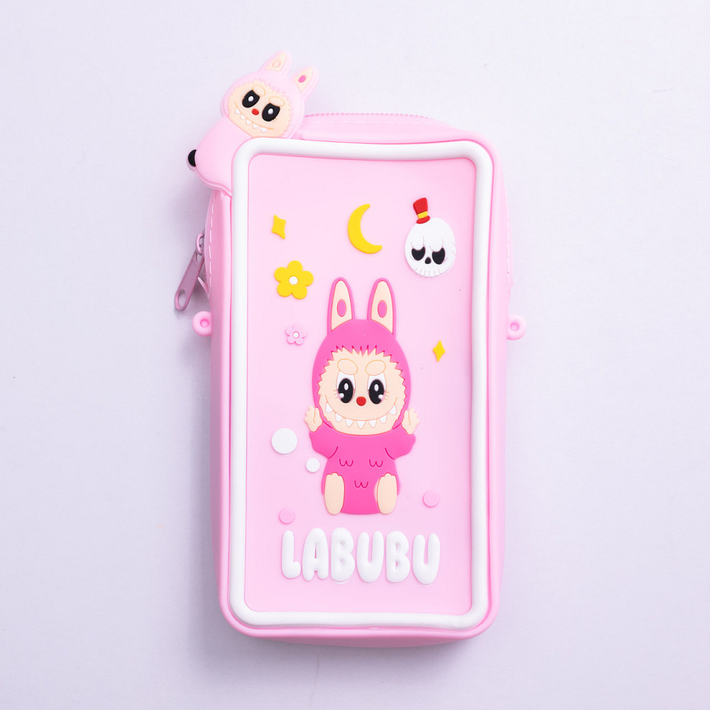 Дитяча силіконова сумочка-гаманець 17*10*3 см Рожевий HP-55-18P Коломия - фото 2