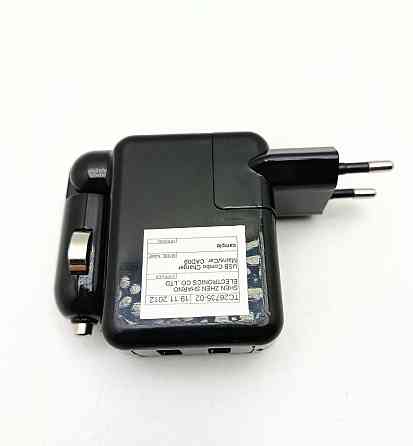 Адаптер живлення від розетки та в прикурювач 2 в 1 Sharno (товар вживаний) Луцк