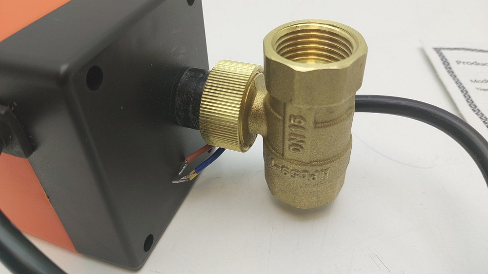 Кульовий кран з електроприводом AC 220V-DN15 Луцьк - фото 4