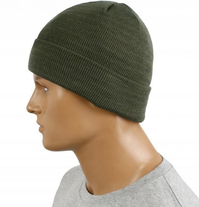 Універсальна Шапка зимова акрилова Mil-Tec від Sturm "PolyAkryl" (12133001) Green Нововолинськ - фото 4