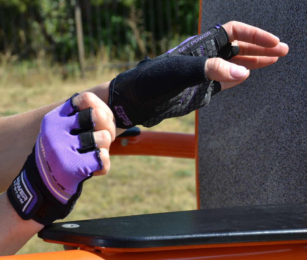 Рукавички для фітнесу Power System PS-2920 Fit Girl Evo Purple S Киев - изображение 9