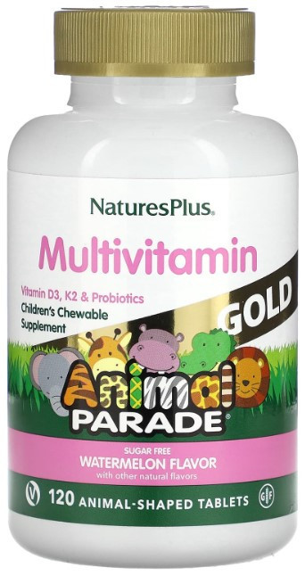 Мультивитамины для детей Nature's Plus Animal Parade Gold Chewable Multi-Vitamin 120 жев таб Арбуз Киев - изображение 1
