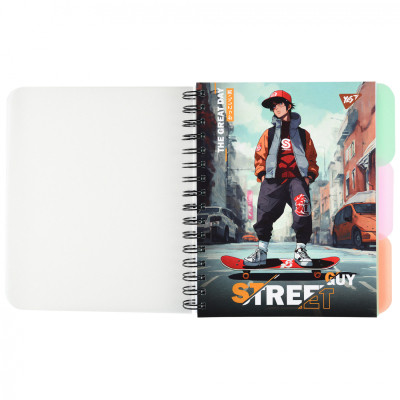 Блокнот Yes А5 Street guy 144 листа пластиковая обложка (681960) Винница - изображение 1
