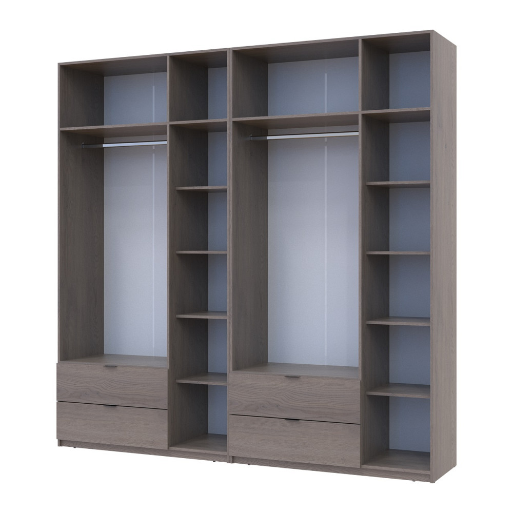 Комплект шаф для одягу Doros Лукас (2 шт.) 240х50х240 см Канноло (DRS-011850) Дніпро - фото 4