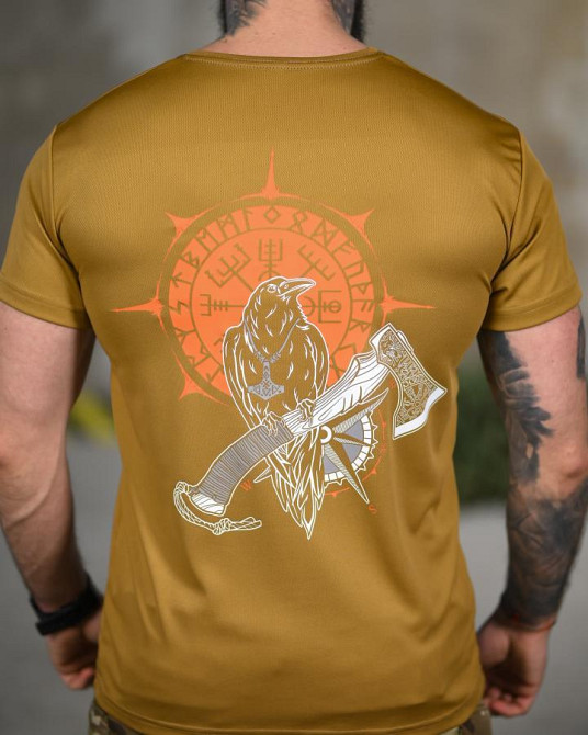 Тактична футболка SELION Руни койот ТР6768 Одеса - фото 6