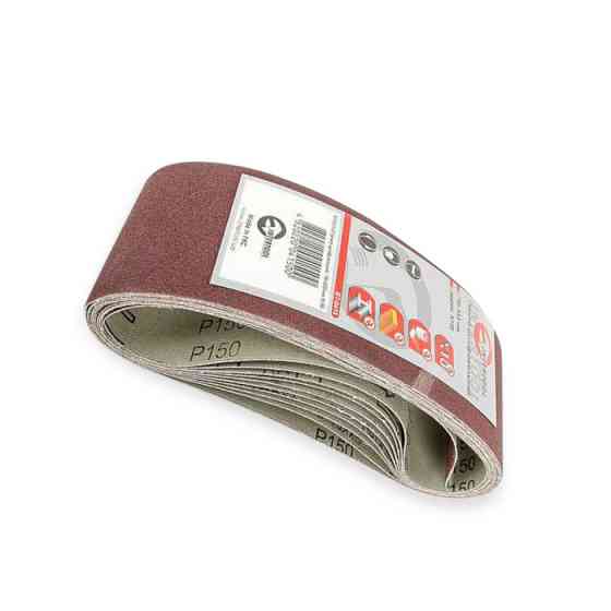 Стрічка шліфувальна наждачна 75х533мм, (зерно 150) 10шт Мукачево