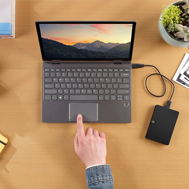 Зовнішній жорсткий диск 2.5" USB 1.0TB Seagate Expansion Portable Black (STKM1000400) Чорний Харків - фото 14