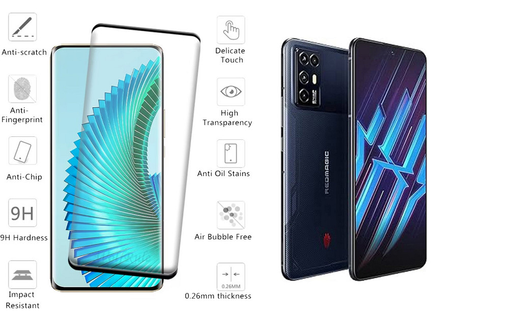 Захисне скло HyperGlass Pro для NUBIA RED MAGIC 6R, Red Magic 6S Pro – максимальна чутливість та захист Київ - фото 2