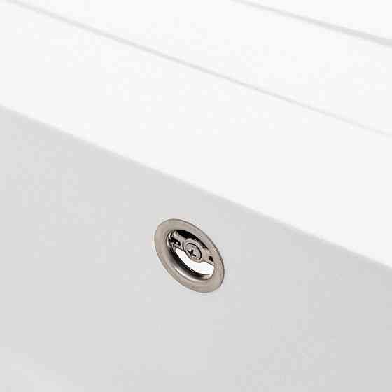 Кухонна мийка гранітна матова 7050 CASCADA VALESO білосніжний Коломыя