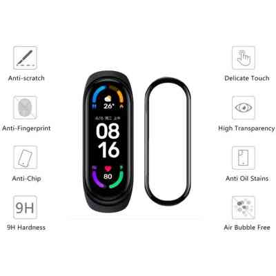 Скло захисне Drobak Xiaomi Mi Smart Band 6 (313136) Вінниця