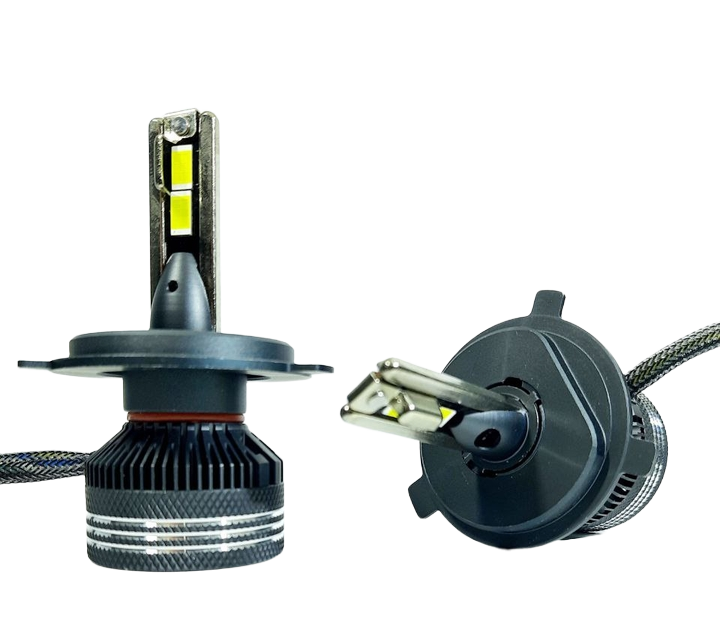 Комплект світлодіодних LED ламп Sanvi V2 H4 (P43t) Canbus 65W 16000Lm 5500K 12V Харків - фото 7